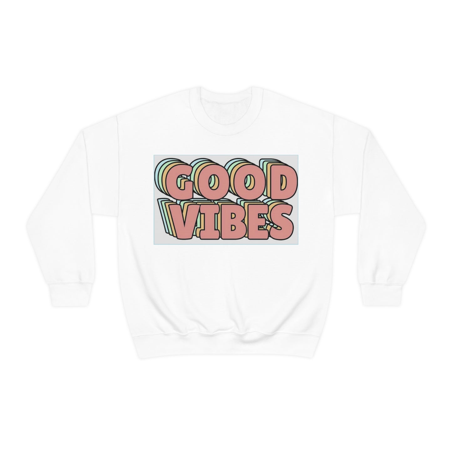 Good Vibes 3D Crewneck Sweatshirt