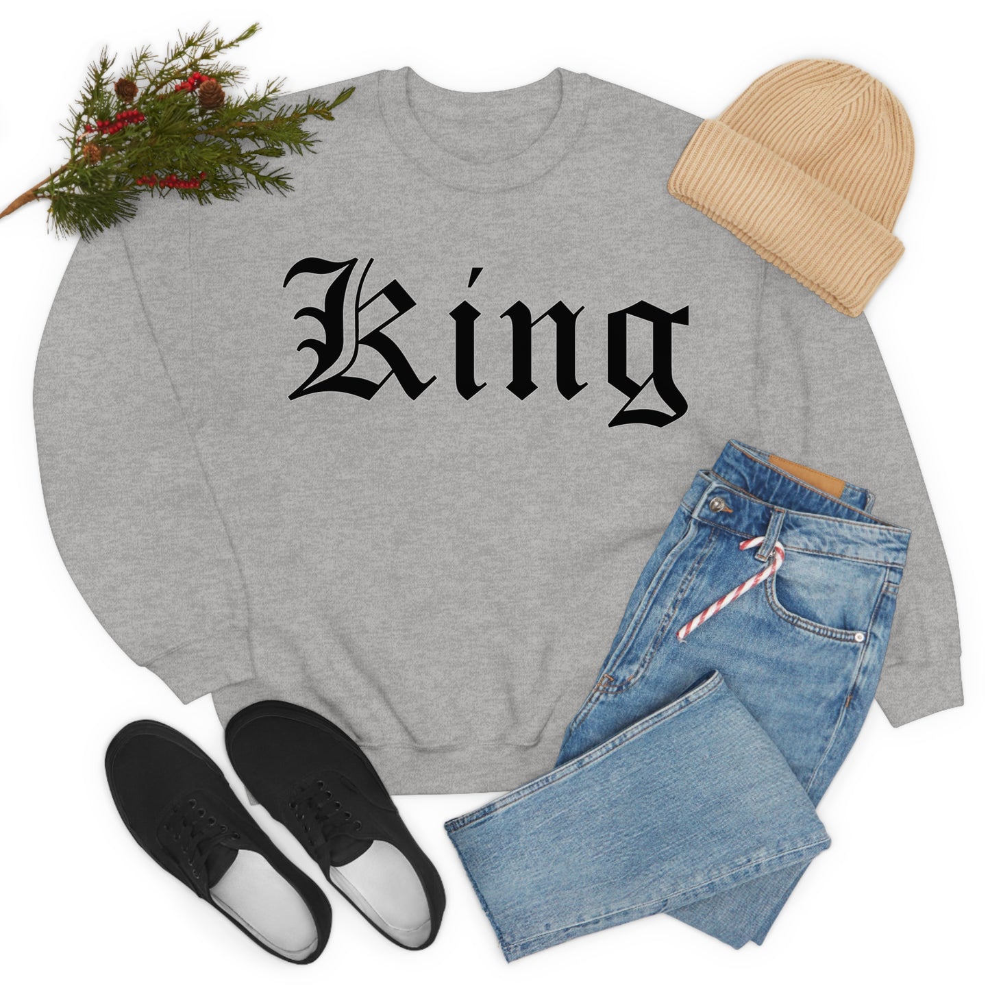 King Crewneck Sweatshirt