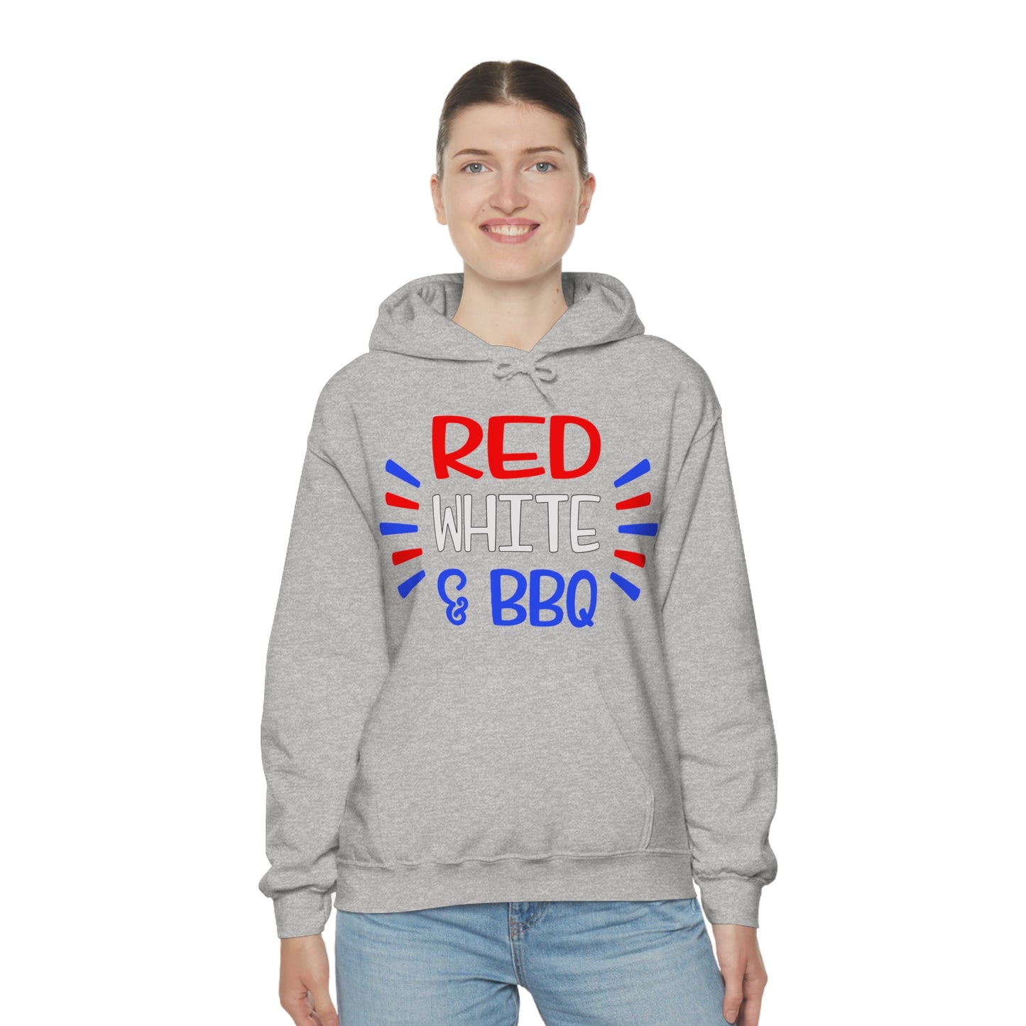 Red White BBQ Hoodie