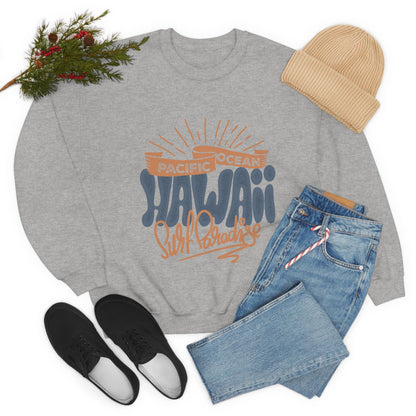 Hawaii Surf Paradise Crewneck Sweatshirt