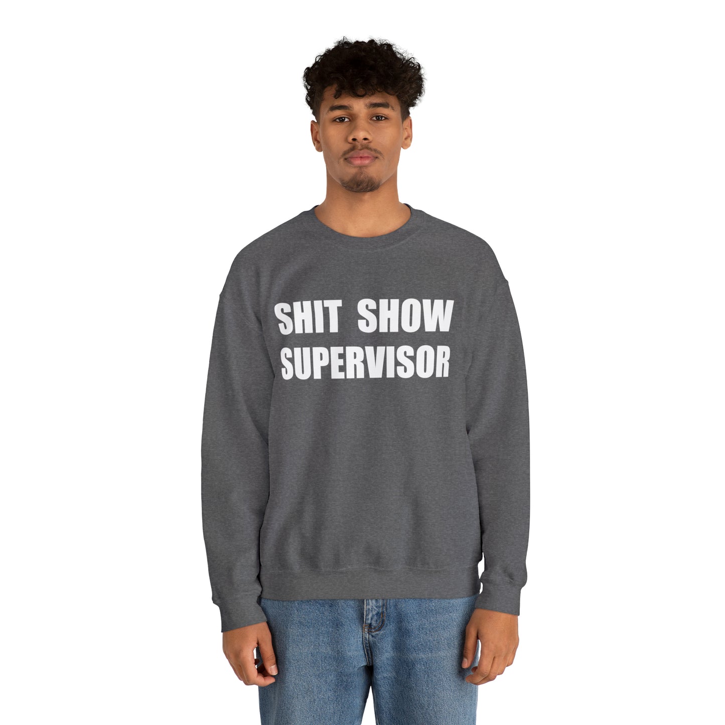 show supervisor Crewneck Sweatshirt