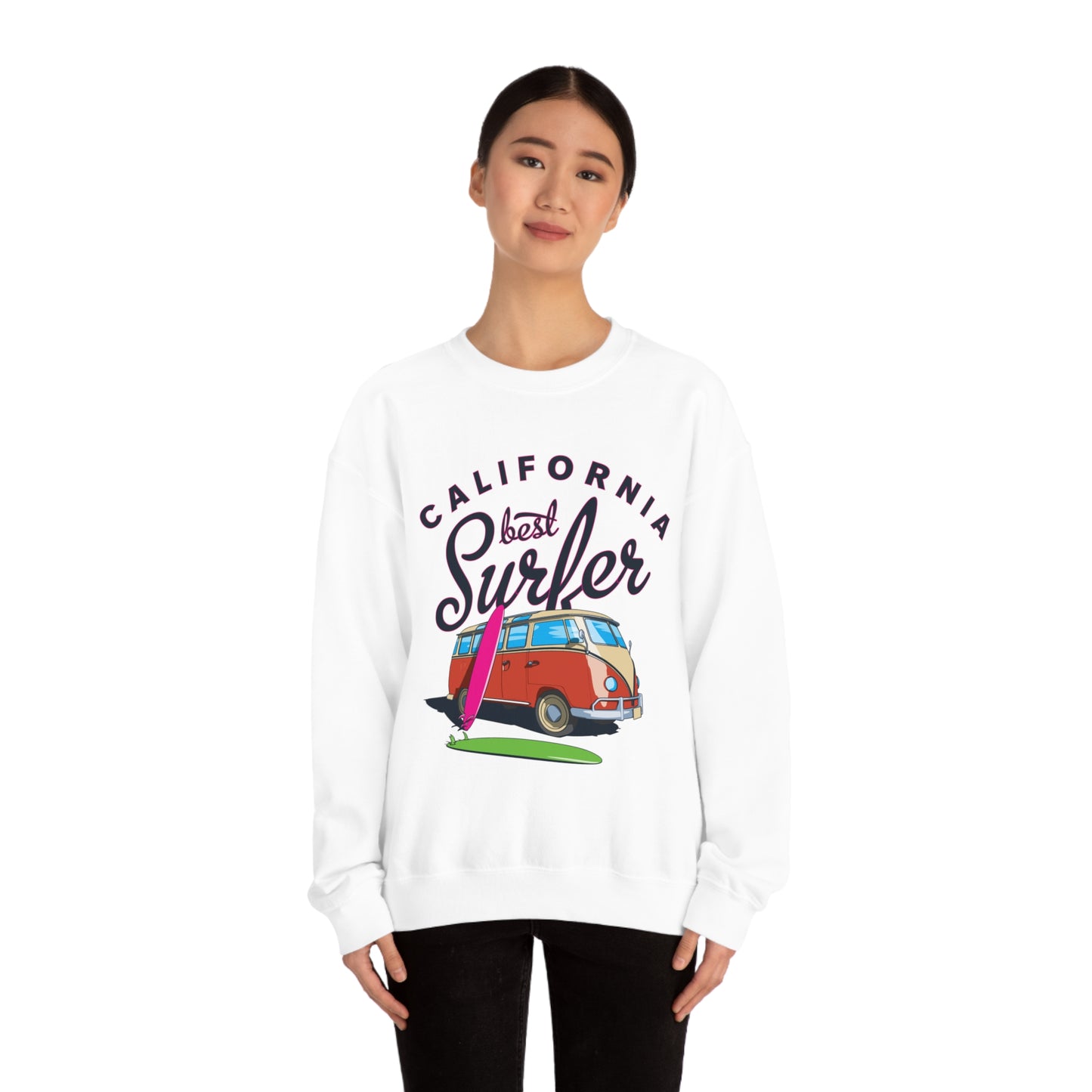 Surfers Bus Crewneck Sweatshirt