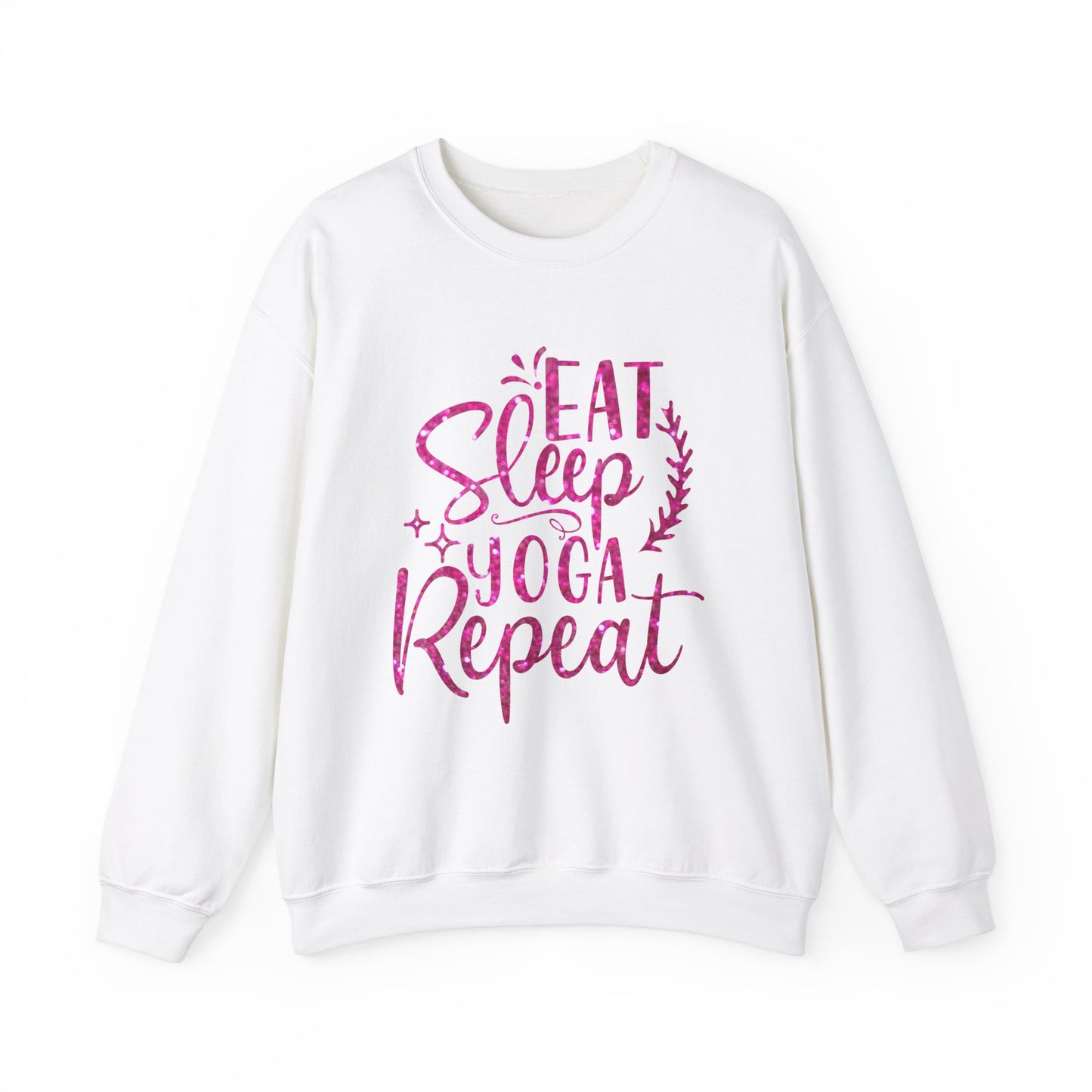 Eat Sleep Yoga Repeat Crewneck Sweatshirt