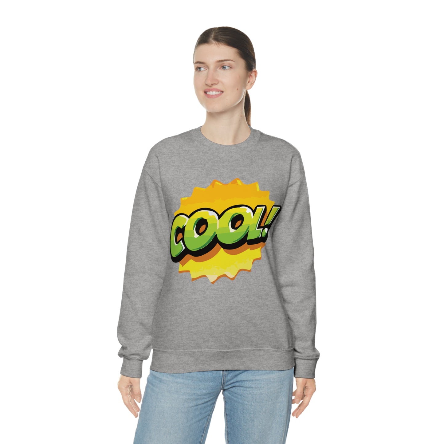 Cool! colorful graphic Crewneck Sweatshirt