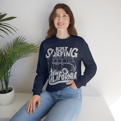 California Best Surfing Crewneck Sweatshirt