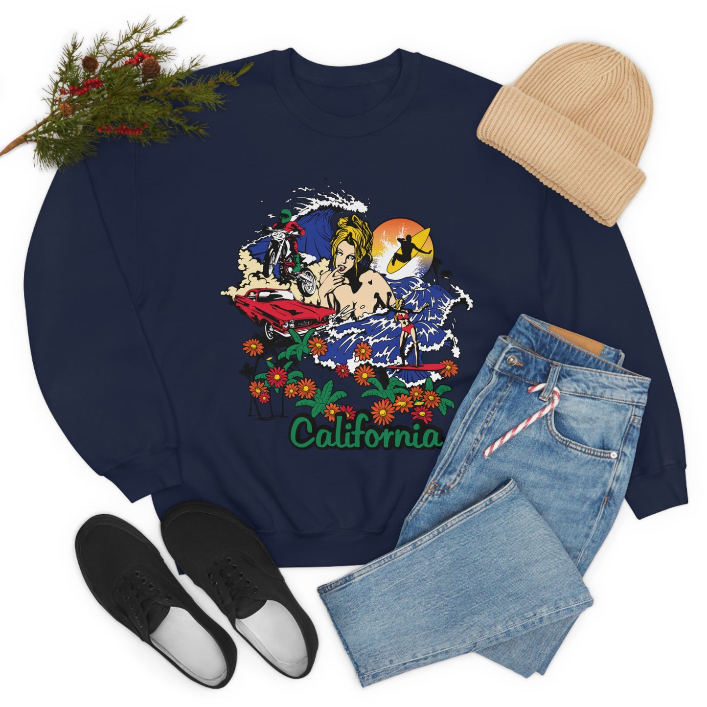 Cali Lifestyle Crewneck Sweatshirt