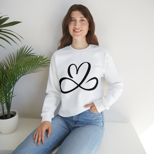 Heart infinity symbol Crewneck Sweatshirt