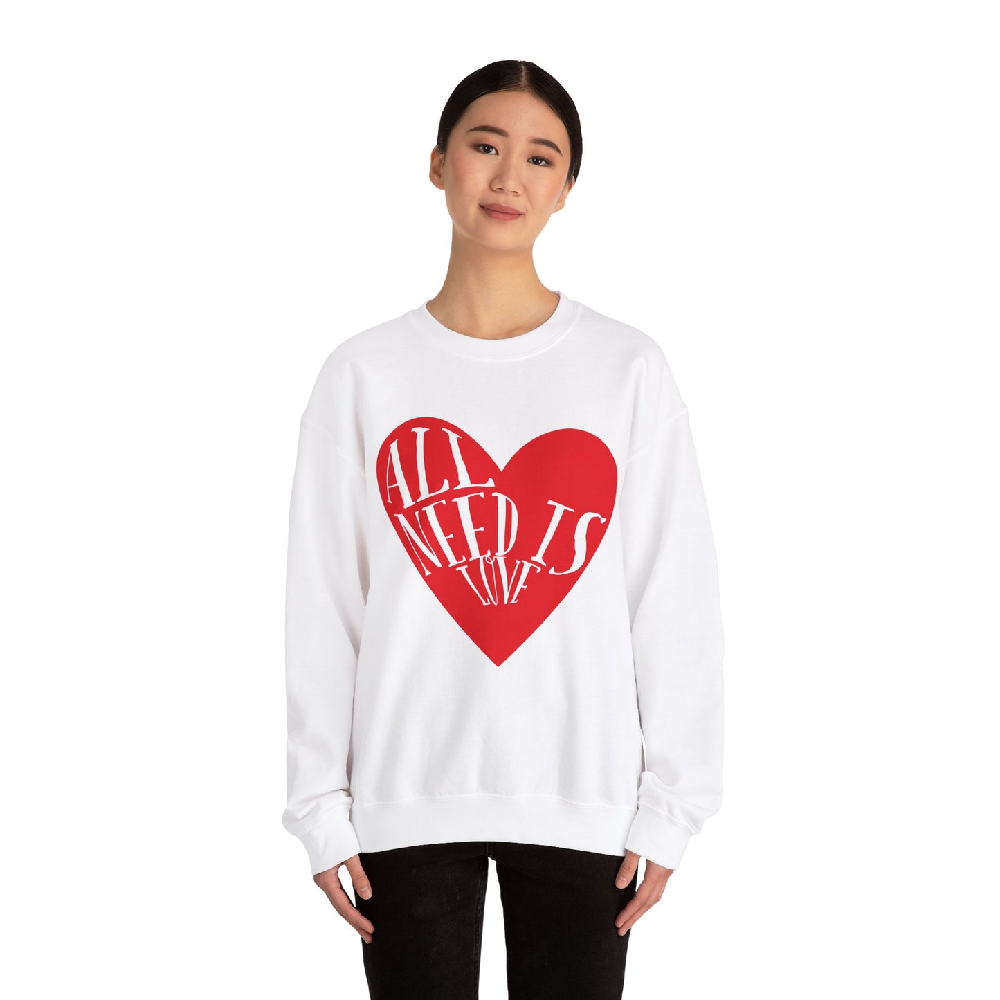 All-You-Need-Is-Love Crewneck Sweatshirt