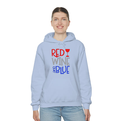 Red Wine Blue Hoodie