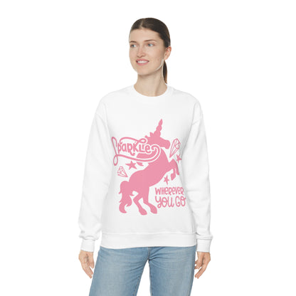 Sparkle unicorn Crewneck Sweatshirt