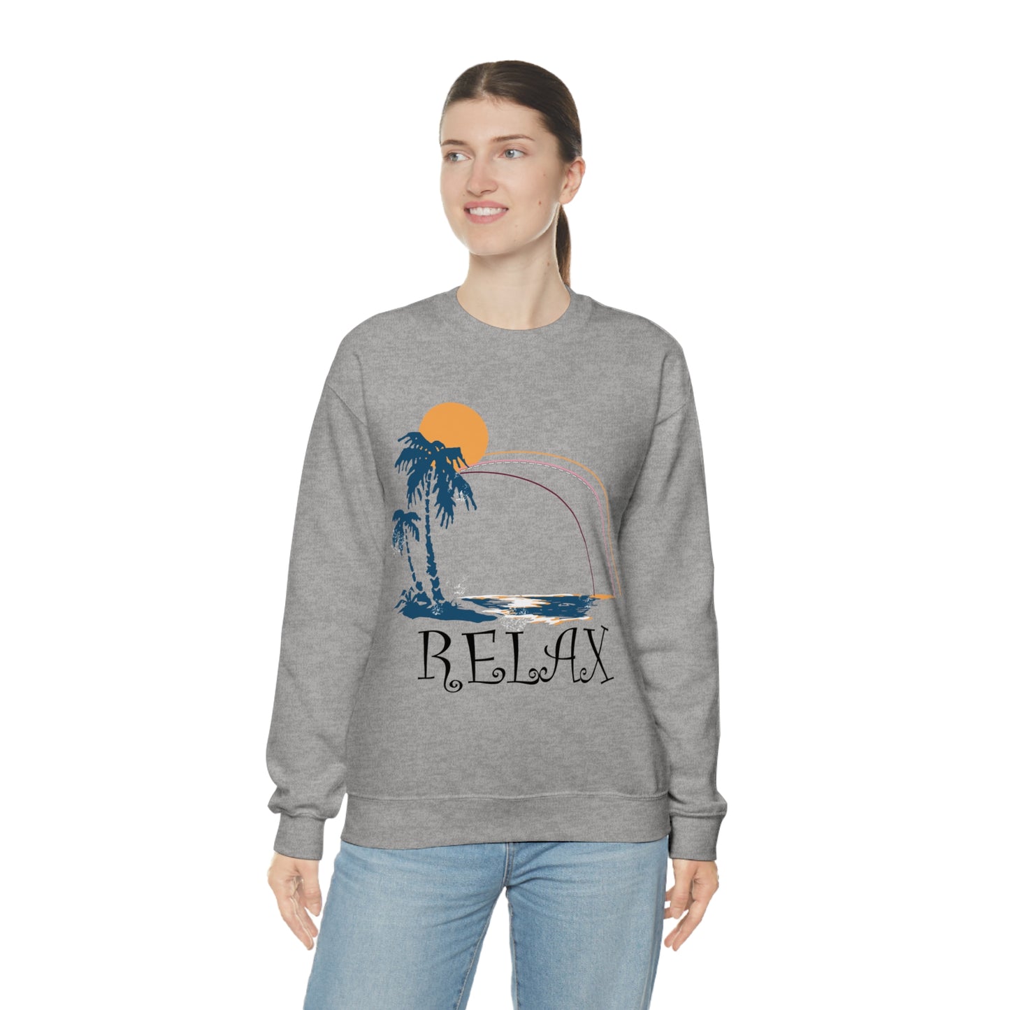 Relax Island Crewneck Sweatshirt