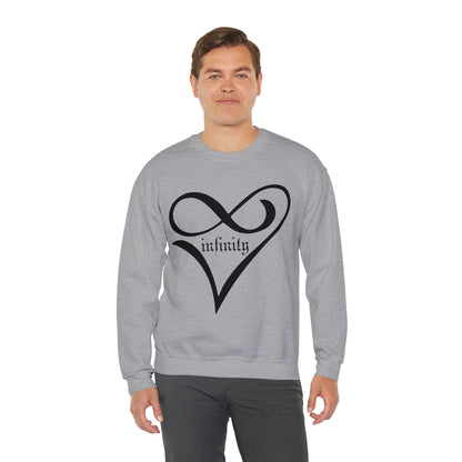 Infinity Heart symbol Crewneck Sweatshirt