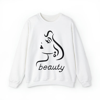 Beauty is woman Crewneck Sweatshirt