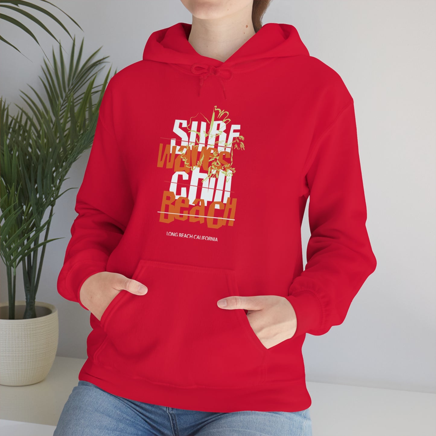 Surf Waves Chill Beach Hoodie