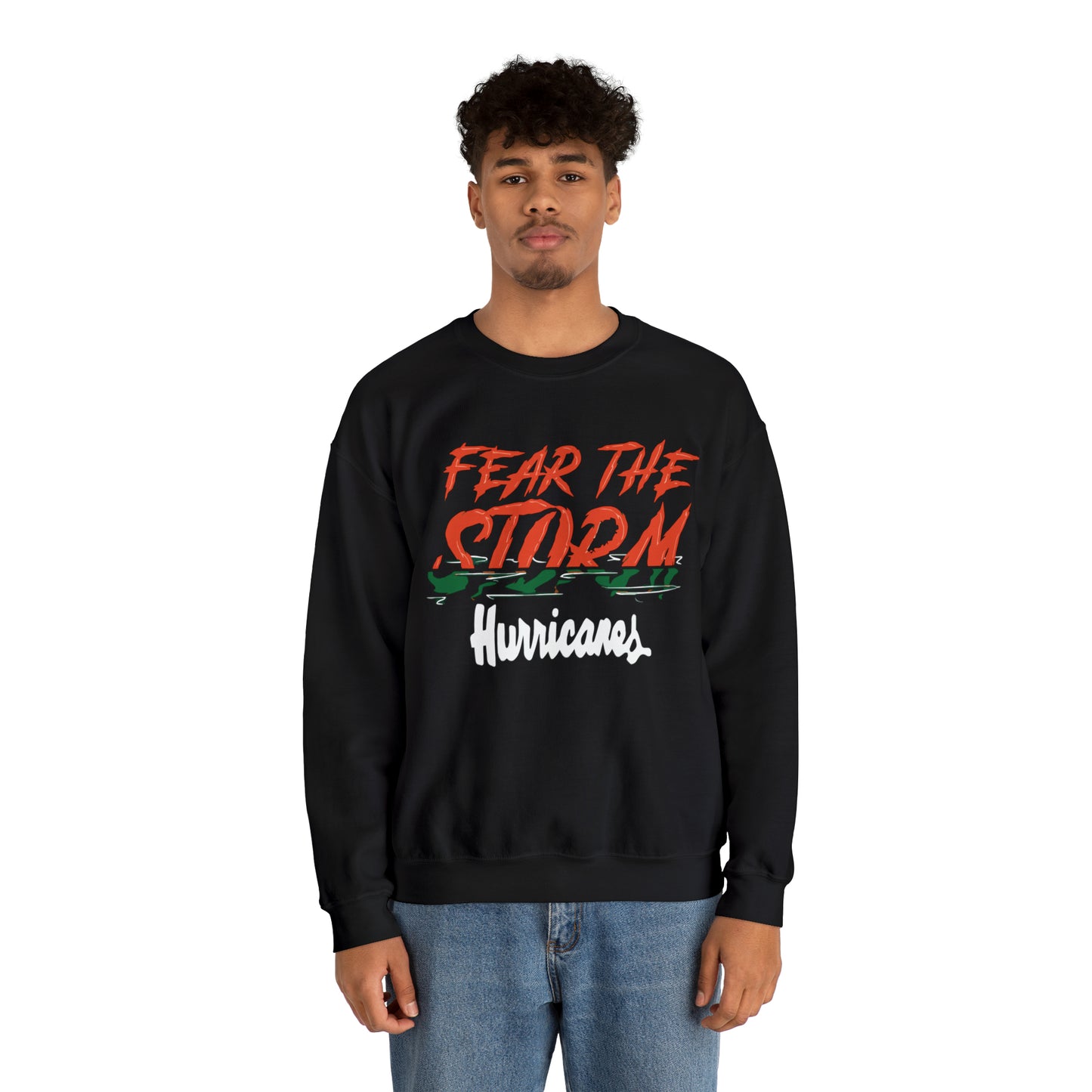 Fear the storm Hurricanes Crewneck Sweatshirt