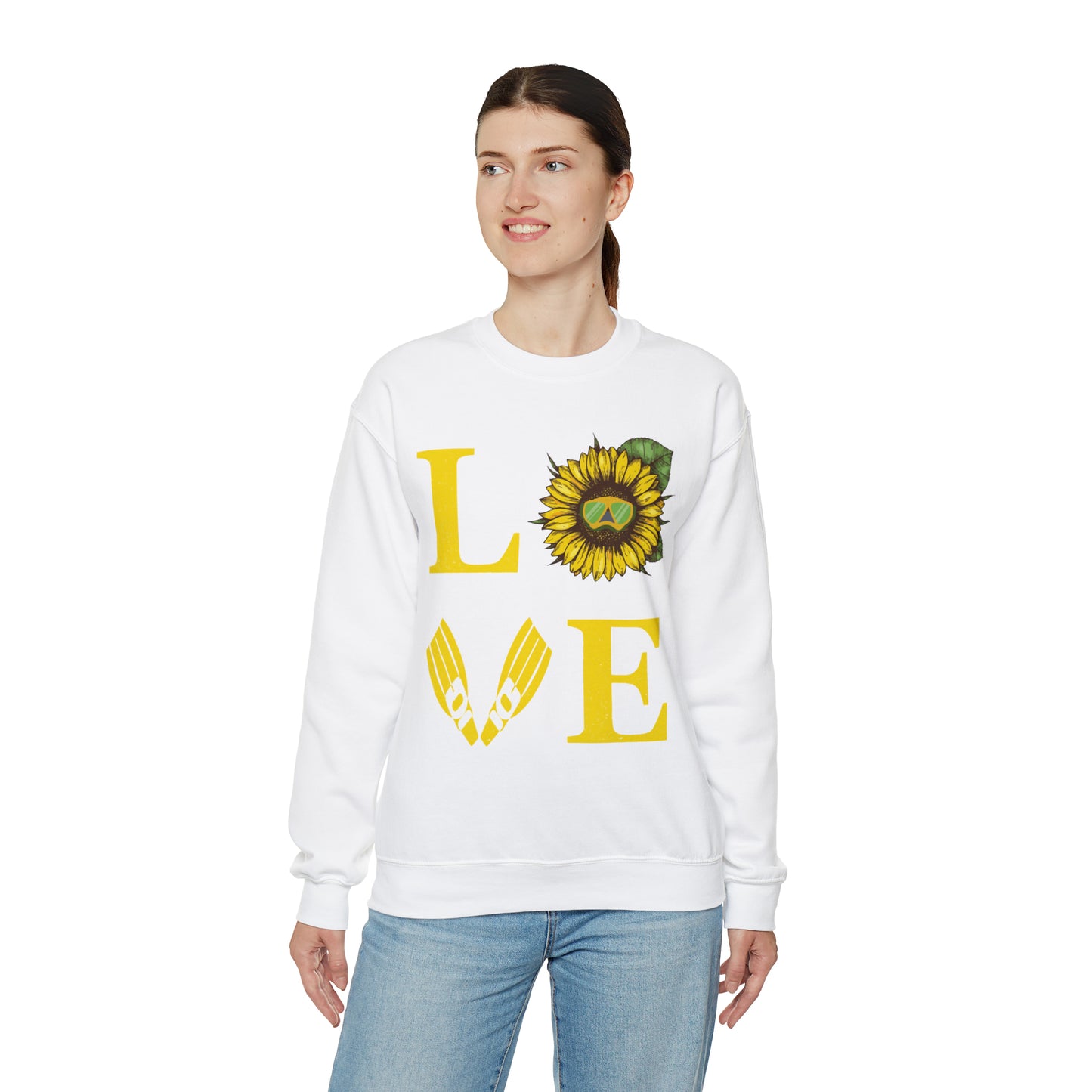 Scuba diving love Crewneck Sweatshirt