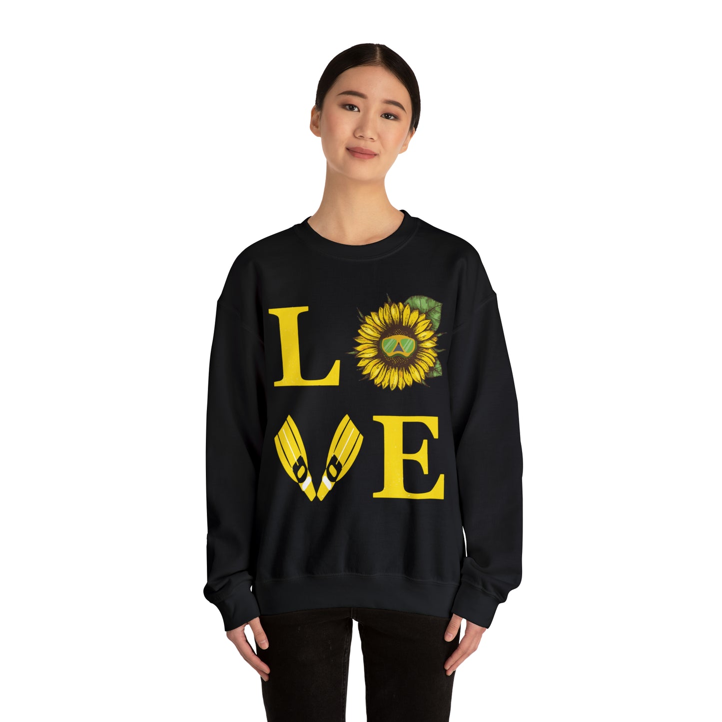 Scuba diving love Crewneck Sweatshirt