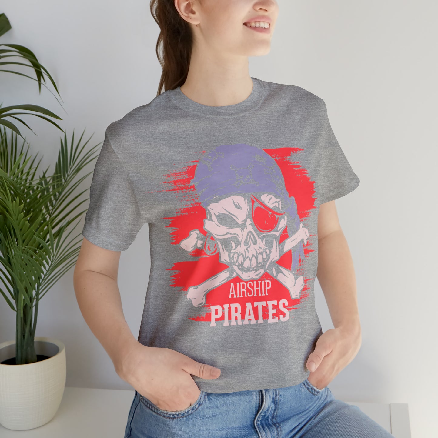 Airship Skull Pirate T-Shirt