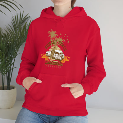 Sunset Beach Surfing Paradise Hoodie