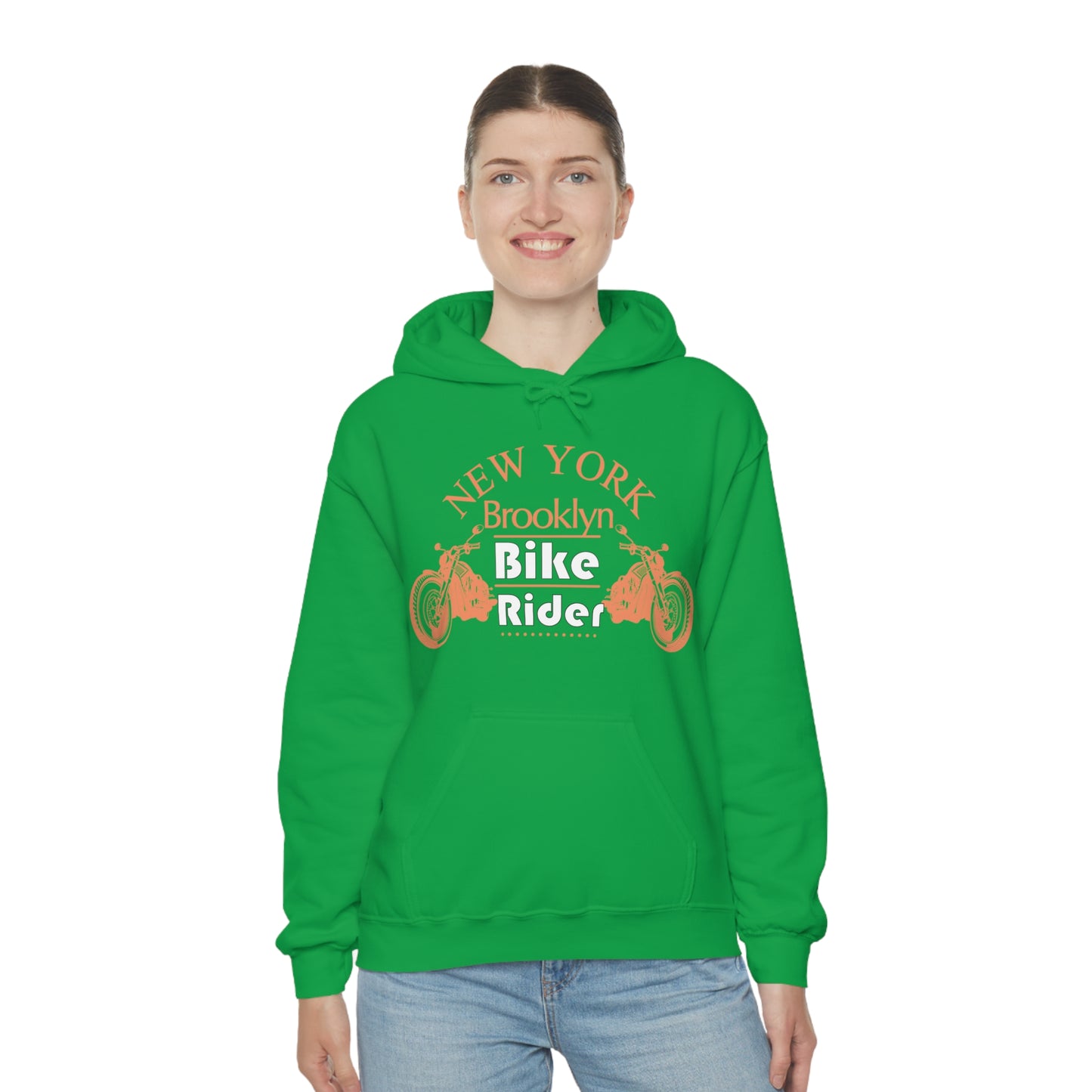 Brooklyn Bike rider Hoodie