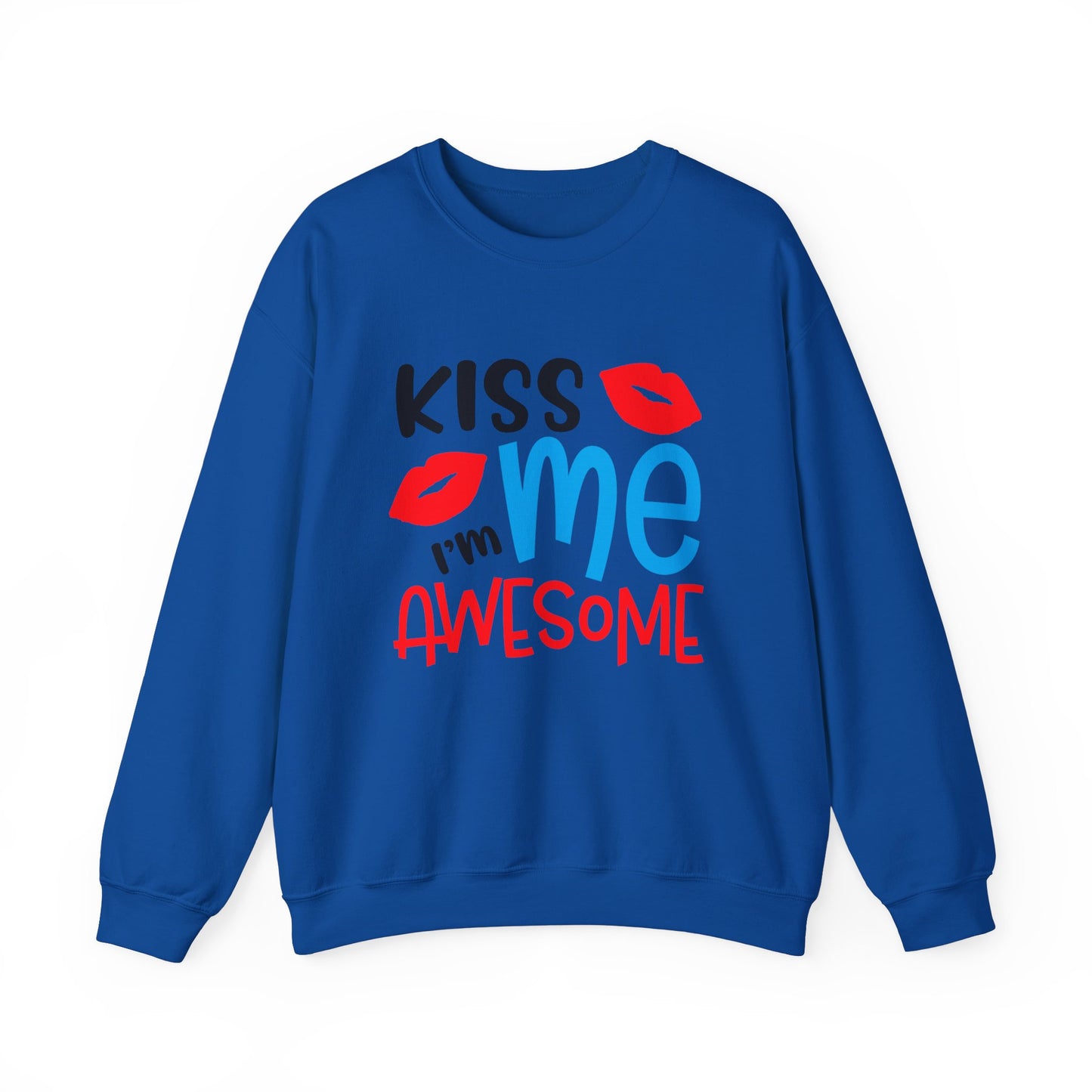 Kiss Me I'm Awesome Crewneck Sweatshirt