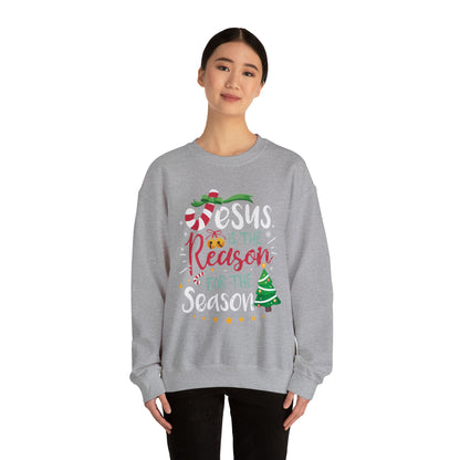 Jesus is the reason Christmas Crewneck Sweatshirt