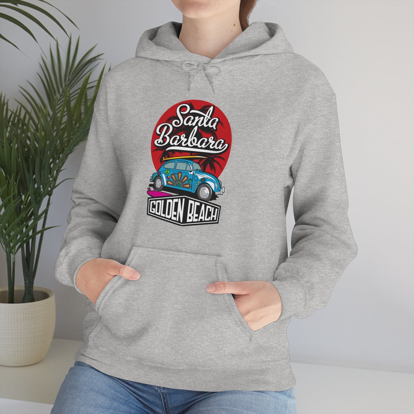 Golden Beach Buggy Hoodie