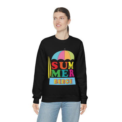 Summer Beach Crewneck Sweatshirt