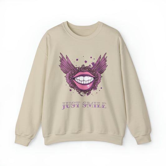 just smile Crewneck Sweatshirt