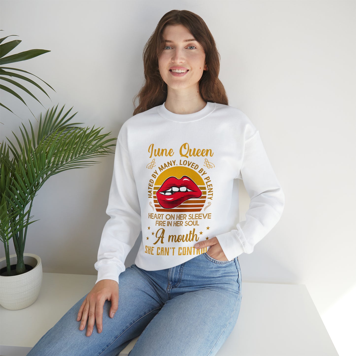 June Queen Crewneck Sweatshirt