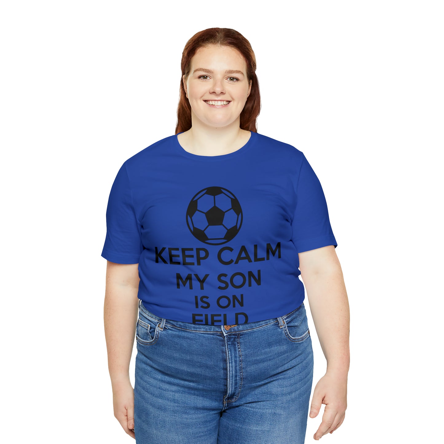 Keep calm my son is on the field T-Shirt