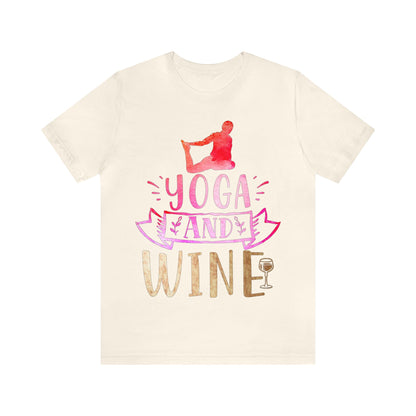 Yoga And Wine T-Shirt