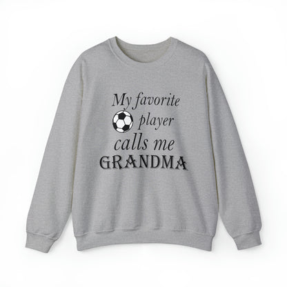 Grandma Favorite Soccer Player Crewneck Sweatshirt