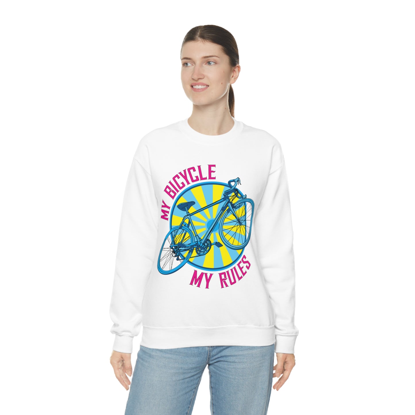 My bicycle_My rules Crewneck Sweatshirt