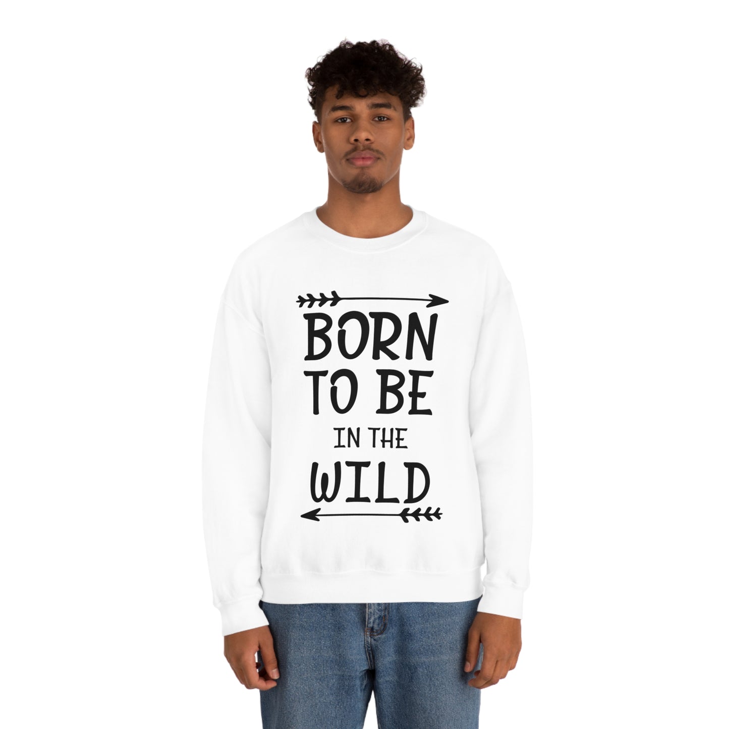 Born To Be In The Wild Crewneck Sweatshirt