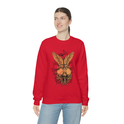 Angel Skulls Crewneck Sweatshirt