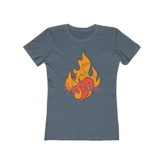 Girl Gang on Fire Woman Tee shirt