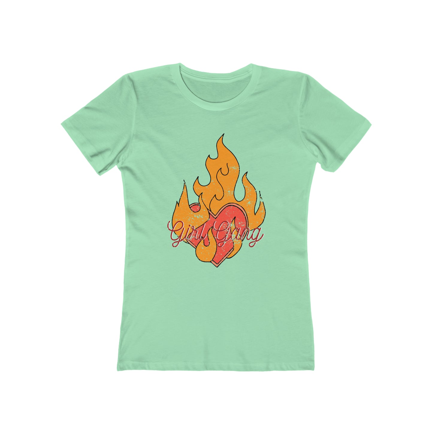 Girl Gang on Fire Woman Tee shirt