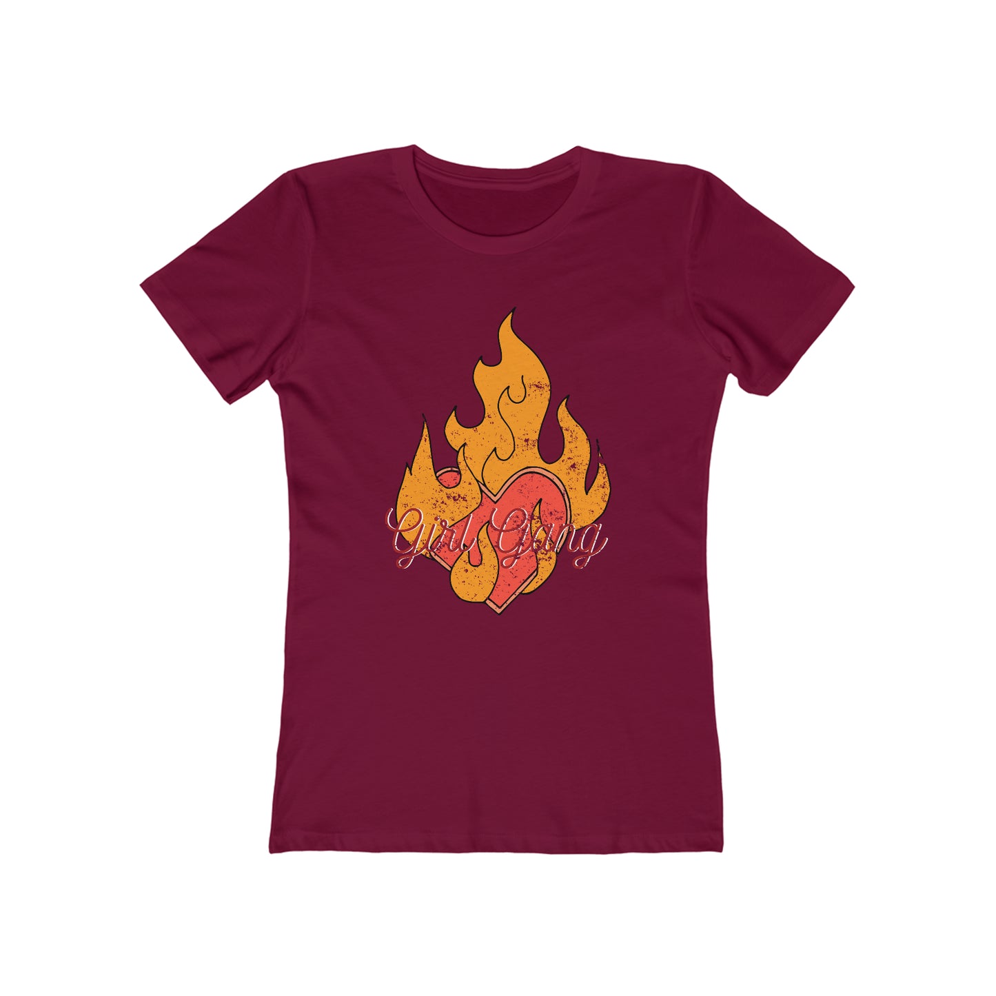 Girl Gang on Fire Woman Tee shirt