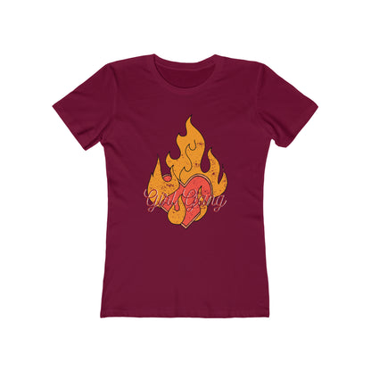 Girl Gang on Fire Woman Tee shirt