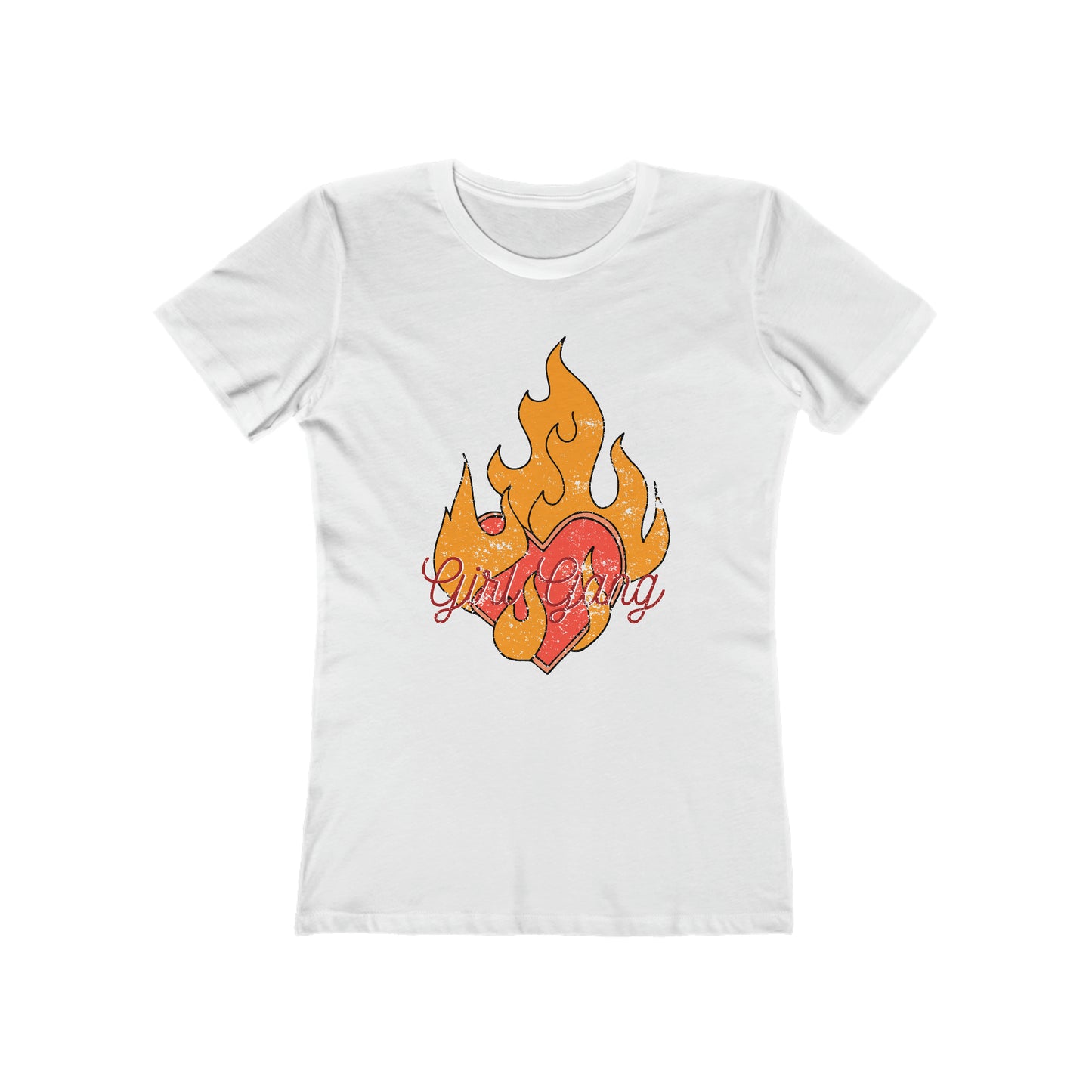 Girl Gang on Fire Woman Tee shirt