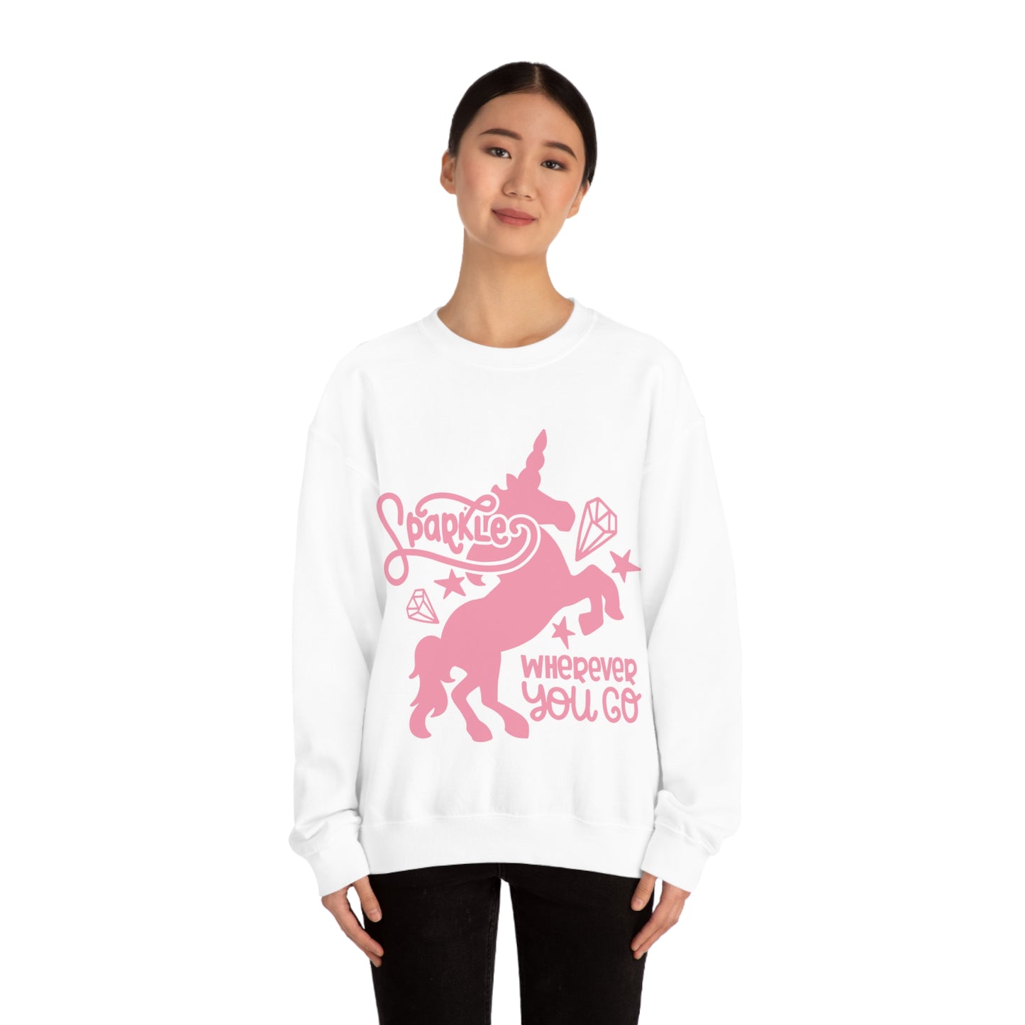 Sparkle unicorn Crewneck Sweatshirt