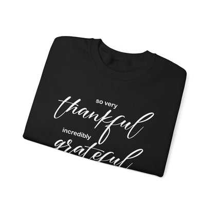 Thankful-Grateful-blessed Crewneck Sweatshirt