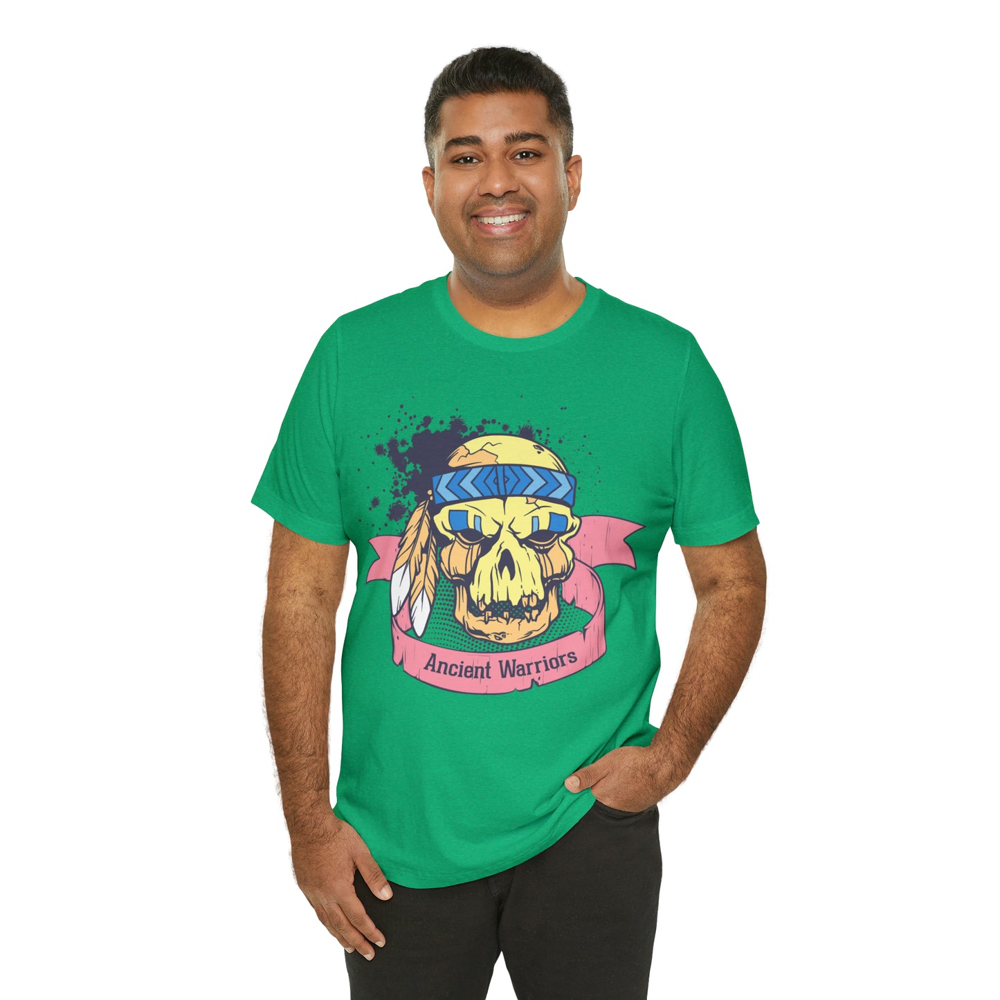 Ancient Warrior Skull Chief T-Shirt