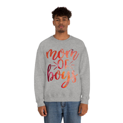 mom of boys Crewneck Sweatshirt