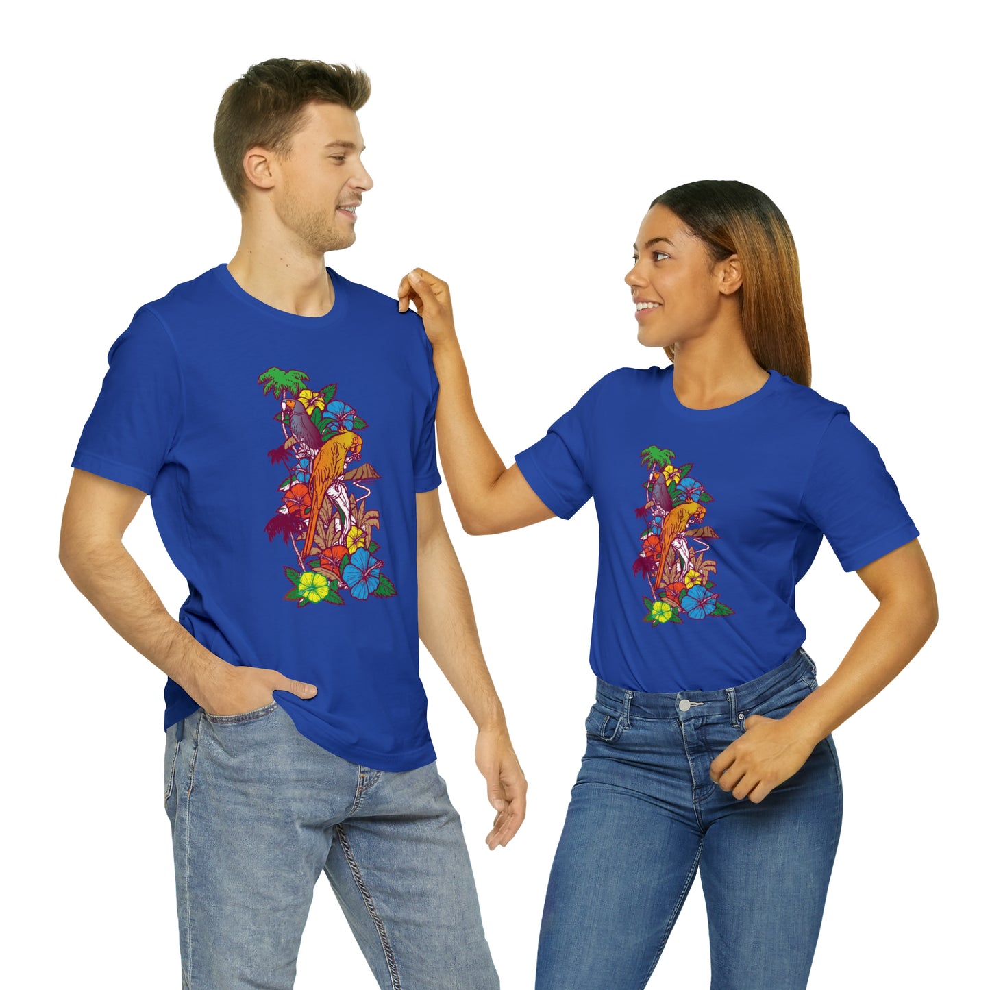 Parrot Jungle Floral T-Shirt