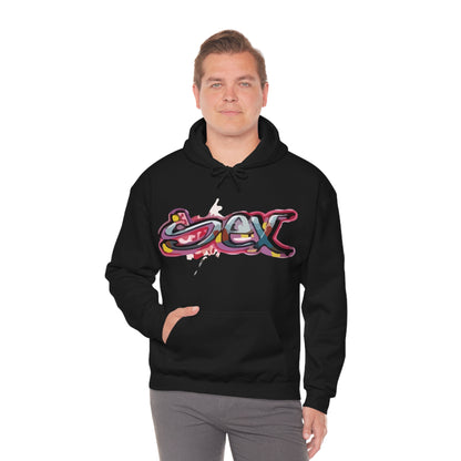 Sex colorful graffiti Hoodie