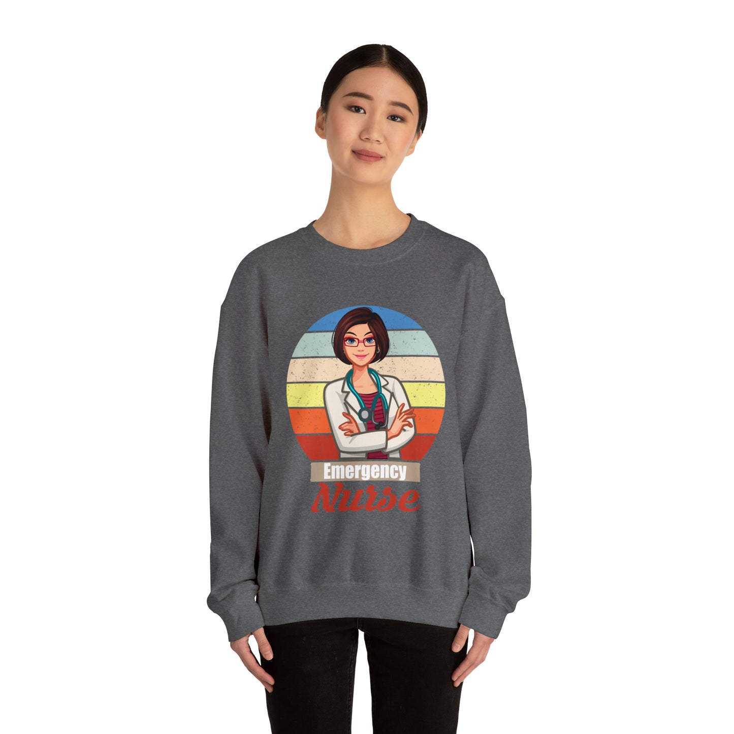 Emergency Nurse Crewneck Sweatshirt