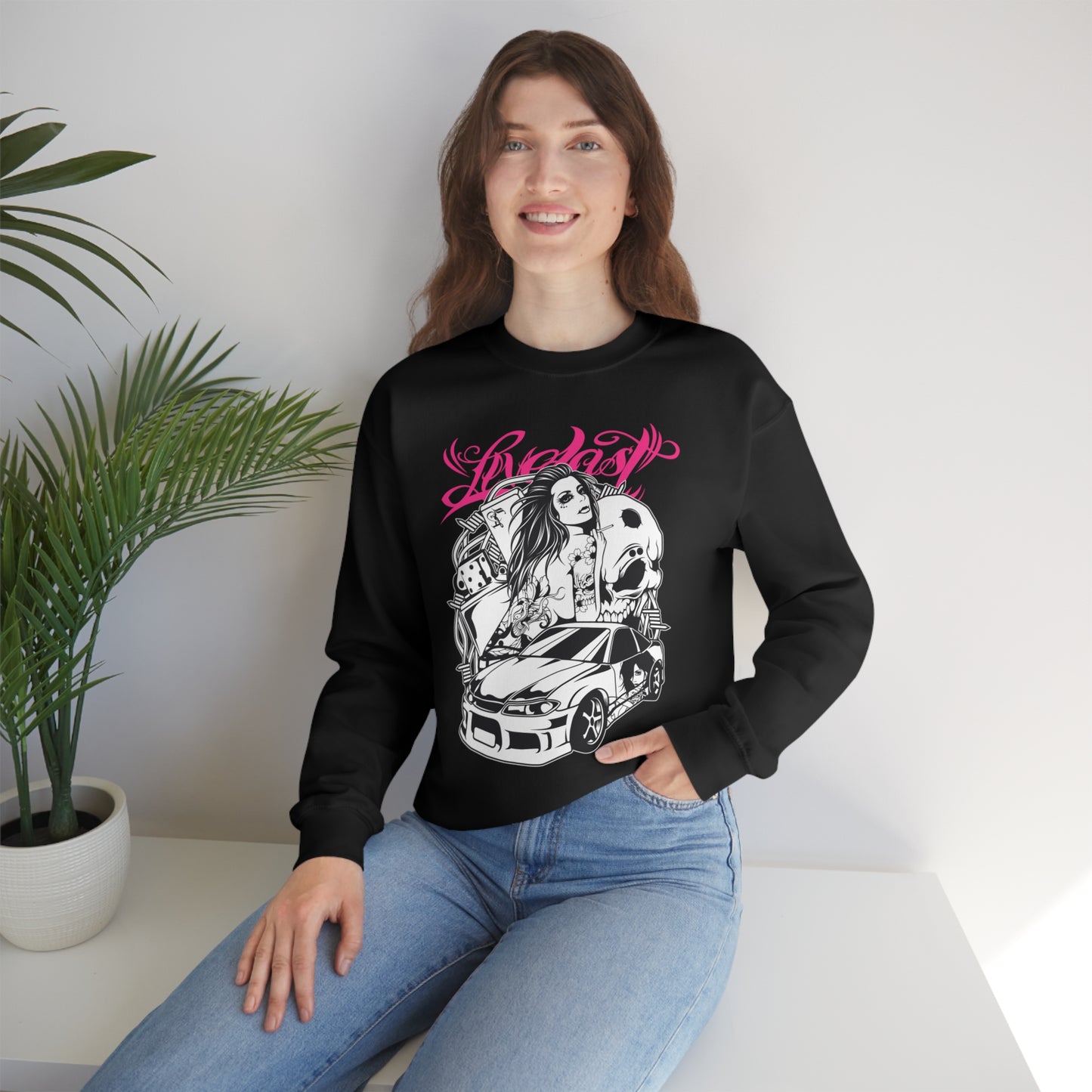 Live fast tattoo Crewneck Sweatshirt