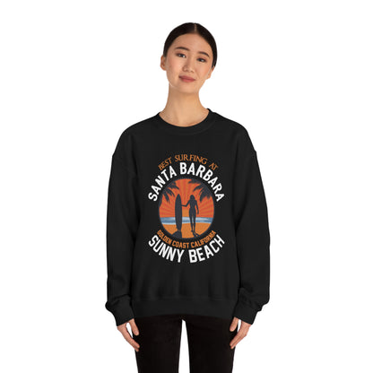 Santa Barbara sunny beach Crewneck Sweatshirt